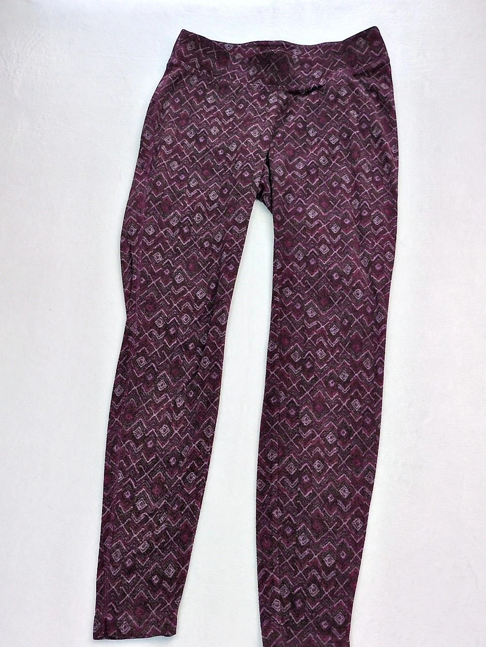 Columbia Glacial Fleece Printed Leggings Purple & Black